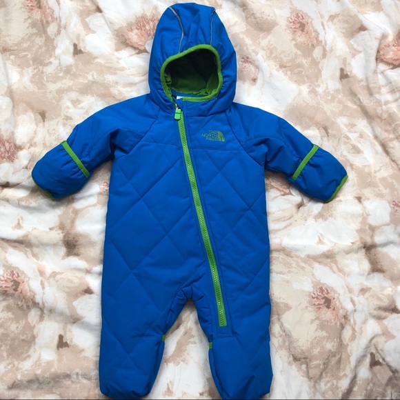 north face baby snowsuit